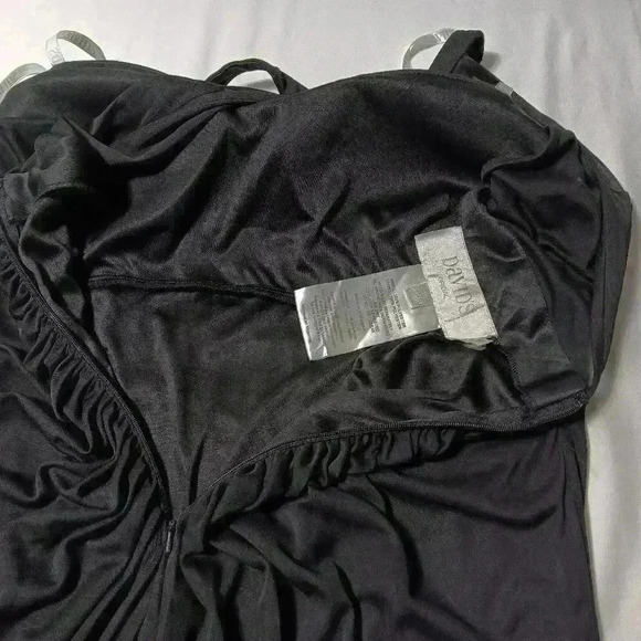 David's Bridal Short High  Neck Mesh Sleeveless Dress. Ladies size 16 - Picture 5 of 7